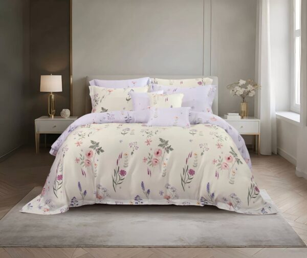Akemi ผ้านวม 6 ฟุต TENCEL™ Lyocell Ardent Prints Collection 900 เส้นด้าย